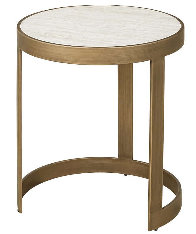 Tina Nest of round side tables white-Renaissance Design Studio