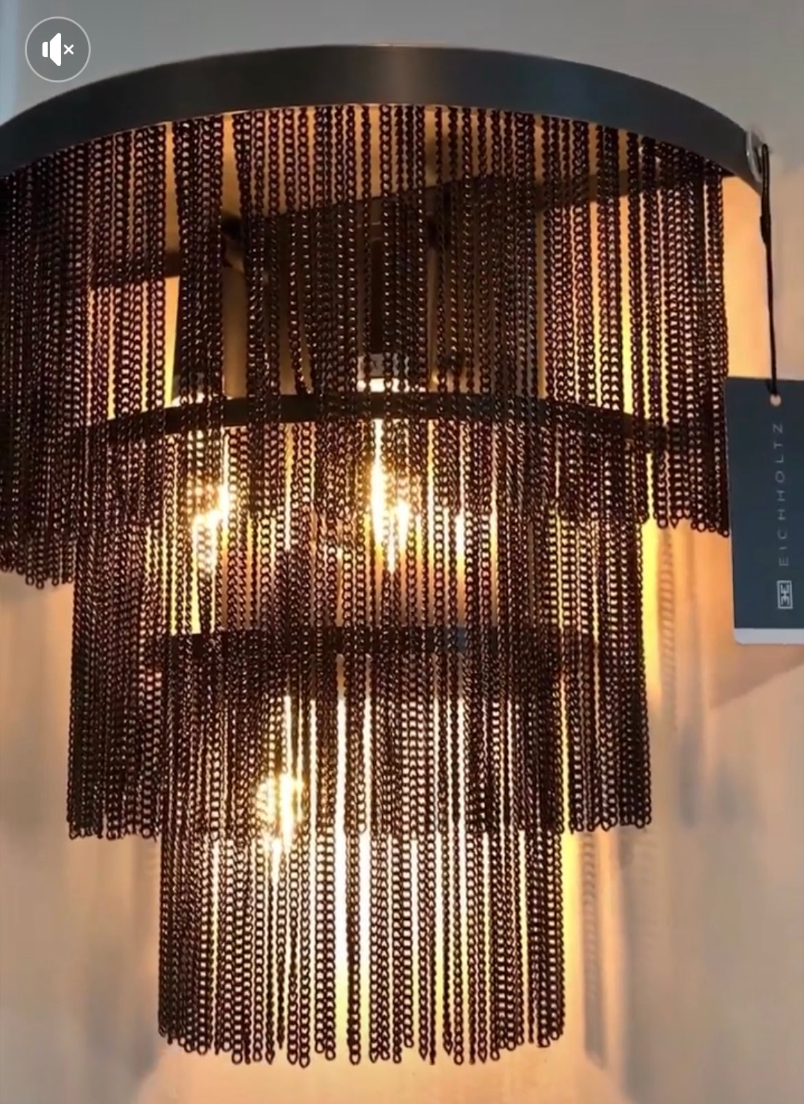 Tissot wall light black bronze by Eichholtz-Renaissance Design Studio