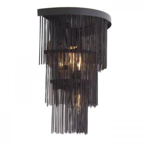 Tissot wall light black bronze by Eichholtz