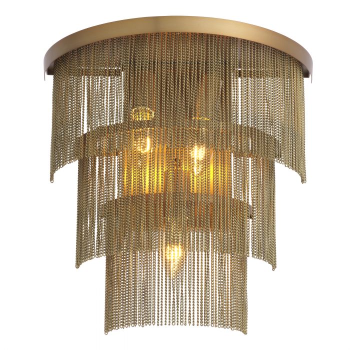 Tissot wall light black bronze by Eichholtz-Renaissance Design Studio