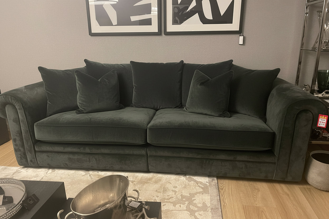 Titan súper comfy extra large sofa by Whitemeadow reduced showroom model . Incredible value Save €700-Renaissance Design Studio