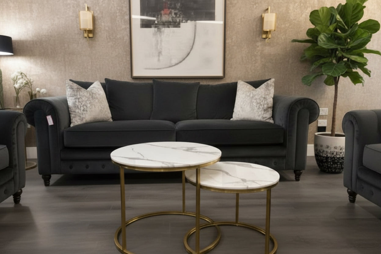 Titan súper comfy extra large sofa by Whitemeadow reduced showroom model . Incredible value Save €700-Renaissance Design Studio