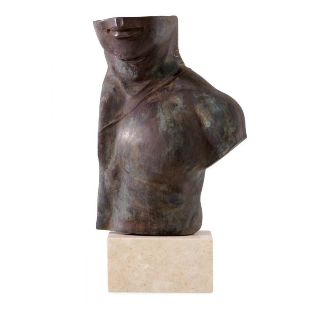 Torso Artem sculpture by Eichholtz.-Renaissance Design Studio