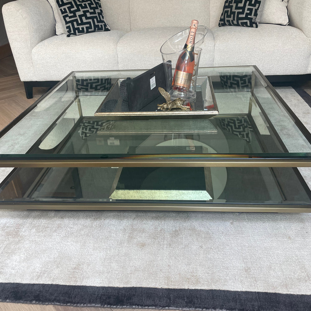 Tortona large stunning coffee table  by Eichholtz