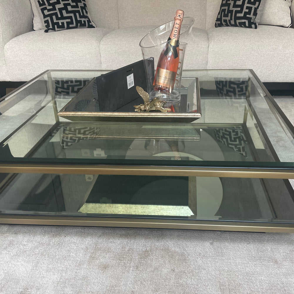 Tortona large stunning coffee table  by Eichholtz