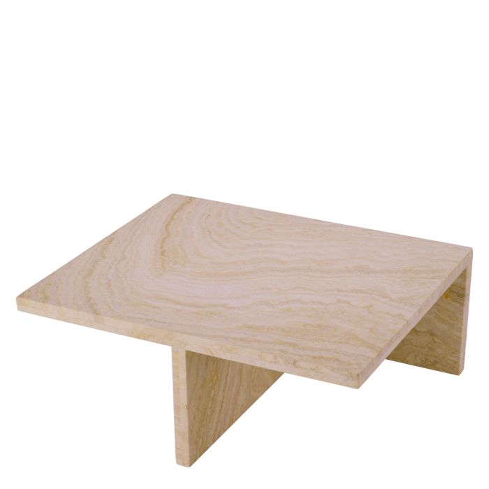 Travertine High and Low Coffee Tables by Eichholtz-Renaissance Design Studio