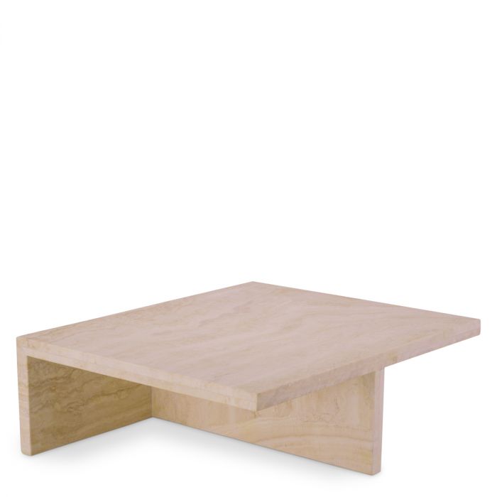 Travertine High and Low Coffee Tables by Eichholtz-Renaissance Design Studio