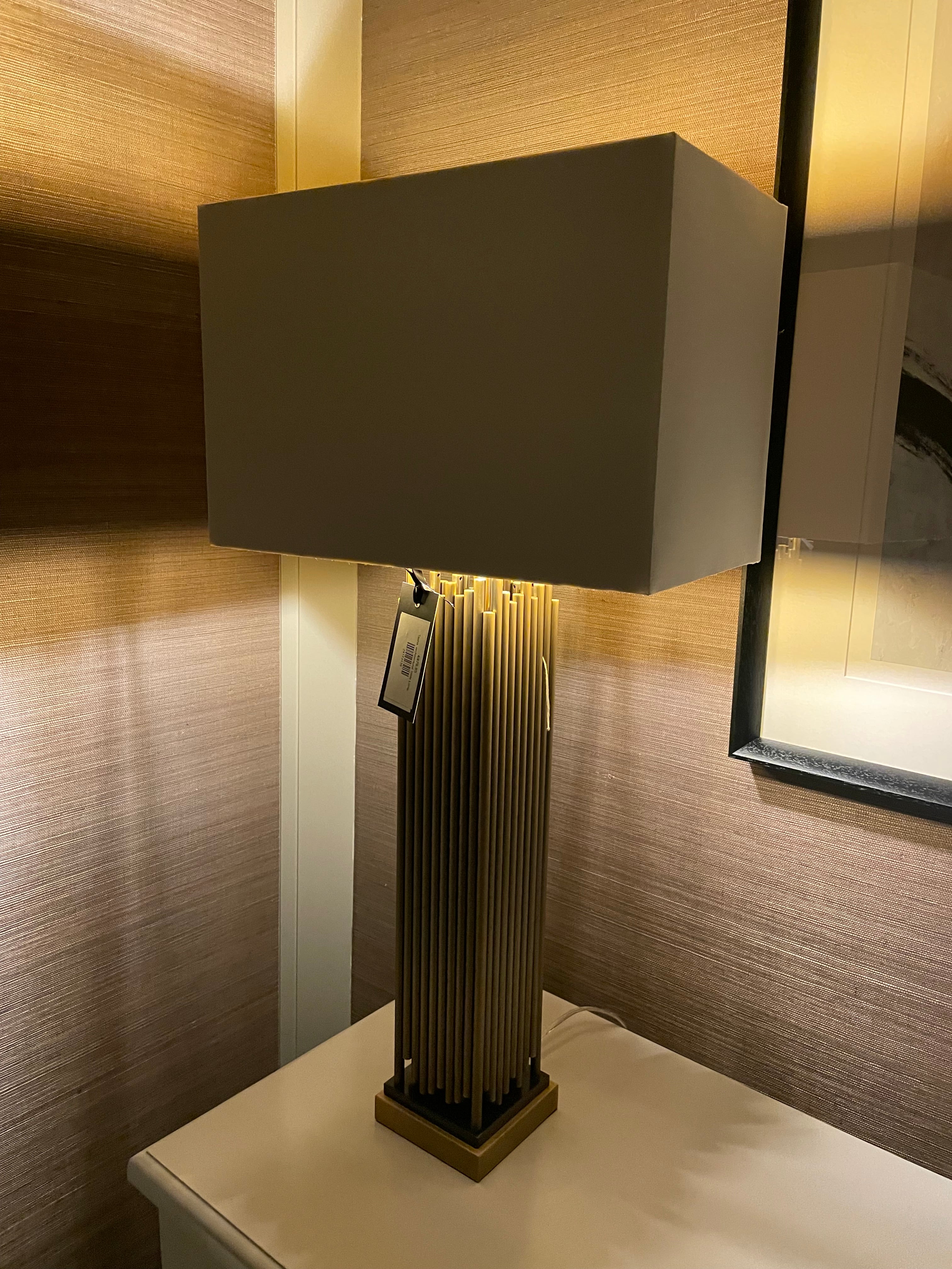 Tasha architectural Table Lamp bu RV Astley reduced-Renaissance Design Studio