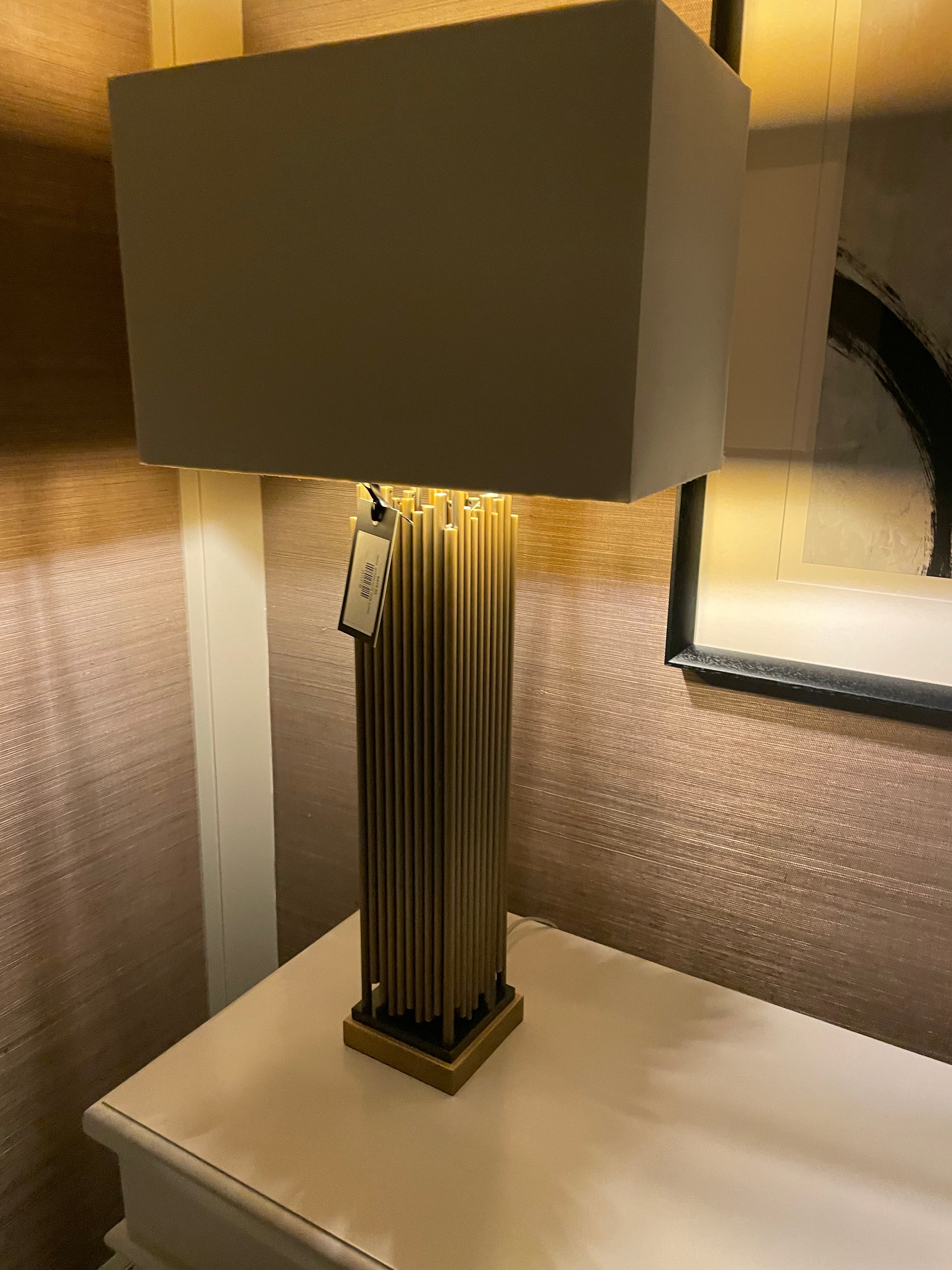 Tasha architectural Table Lamp bu RV Astley reduced-Renaissance Design Studio