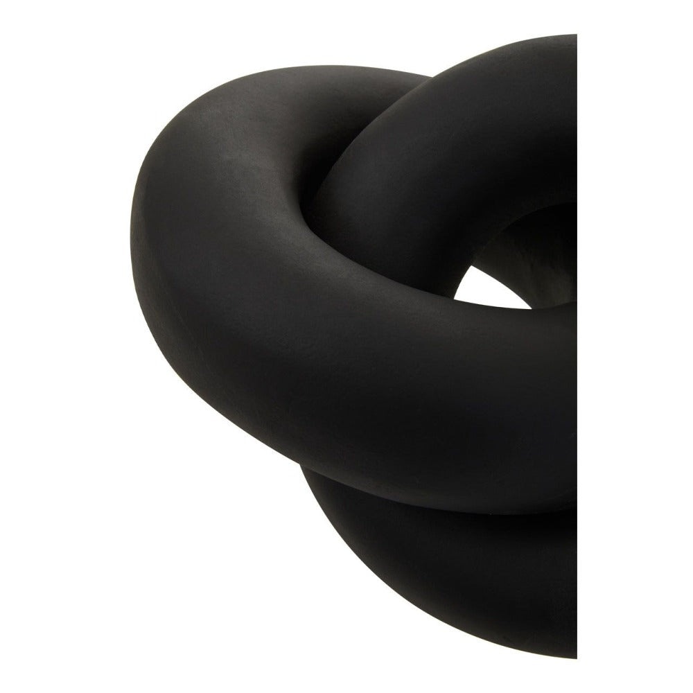 TUNDRA BLACK KNOT SCULPTURE-Renaissance Design Studio