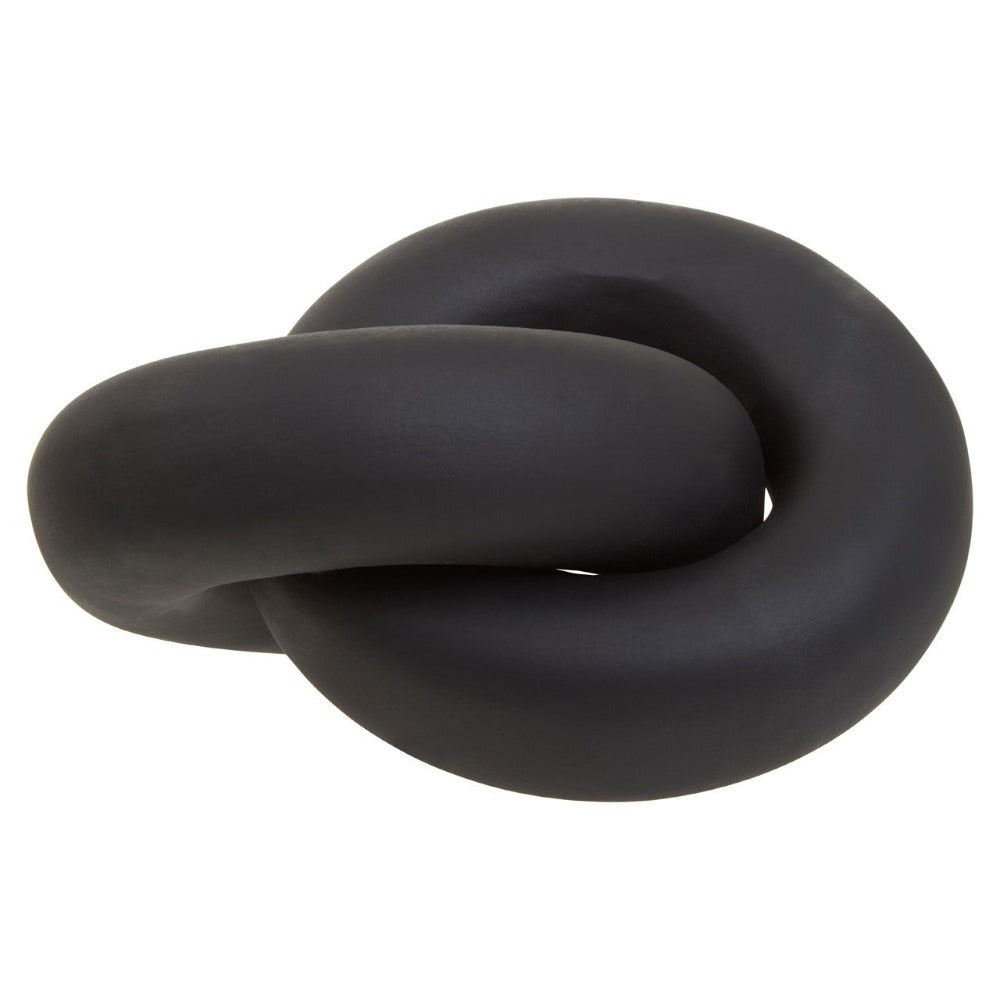 TUNDRA BLACK KNOT SCULPTURE-Renaissance Design Studio