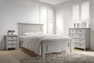 Turner 5ft King size classic wooden bed painted in a beautiful shade of grey REDUCED TODAY-Renaissance Design Studio
