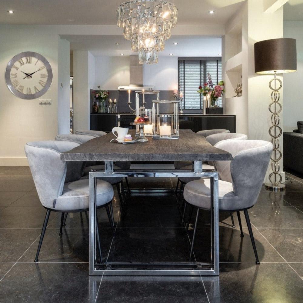 Tuscan Solid Live Edge Dining Table 200cm - Reduced To Clear Save €600-Renaissance Design Studio