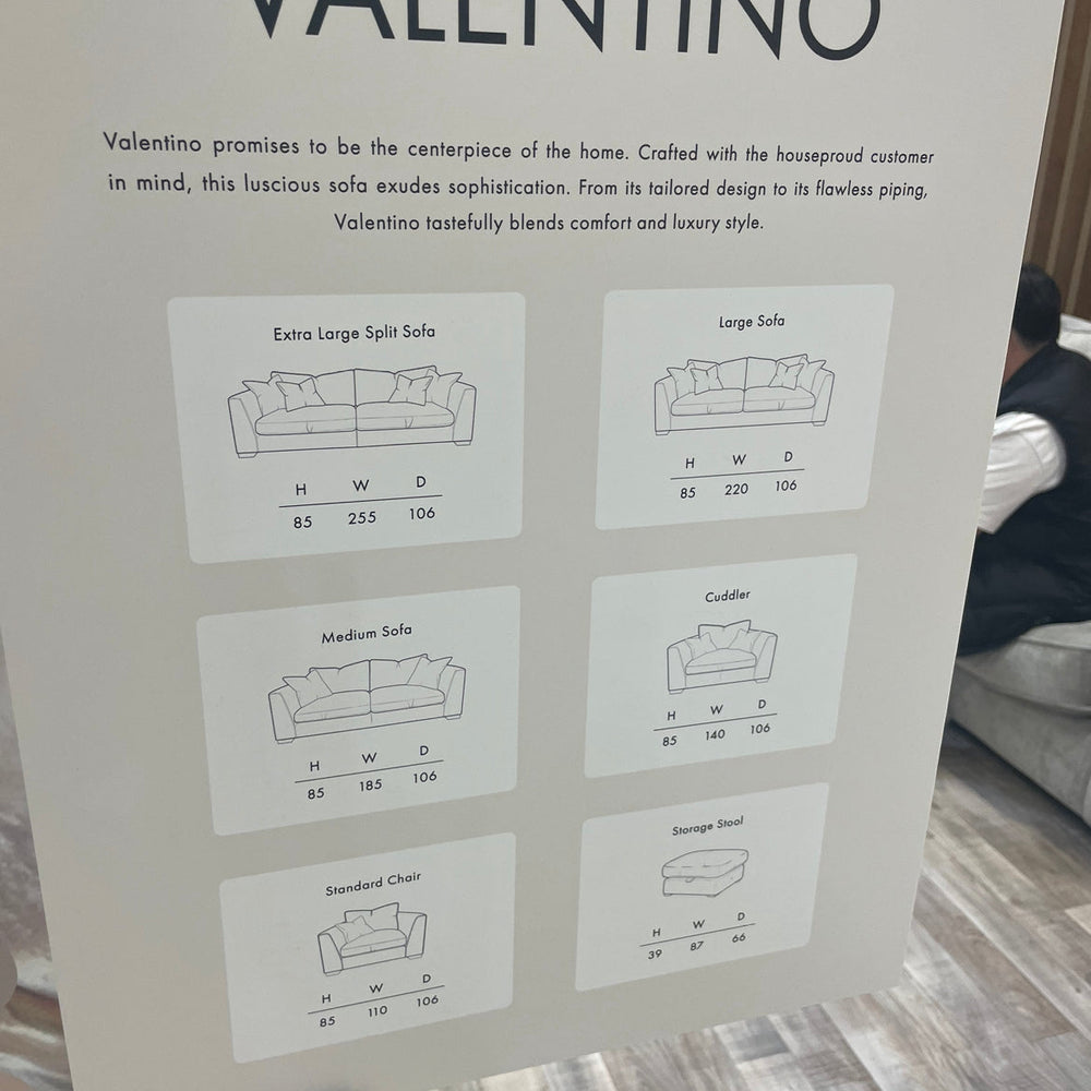 Valentino bespoke sofa collection by Whitemeadow with free scatters made for YOU  AF