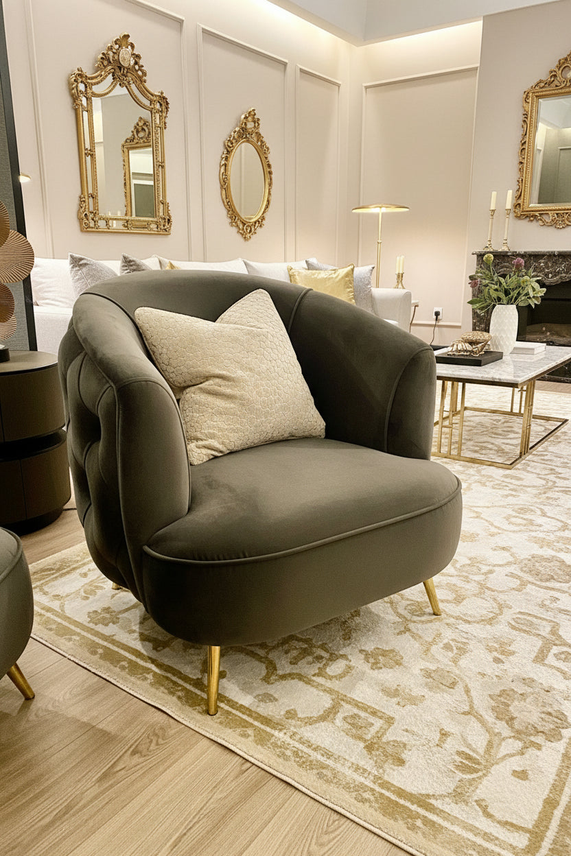 Vanessa occasional armchair models Reduced-Renaissance Design Studio