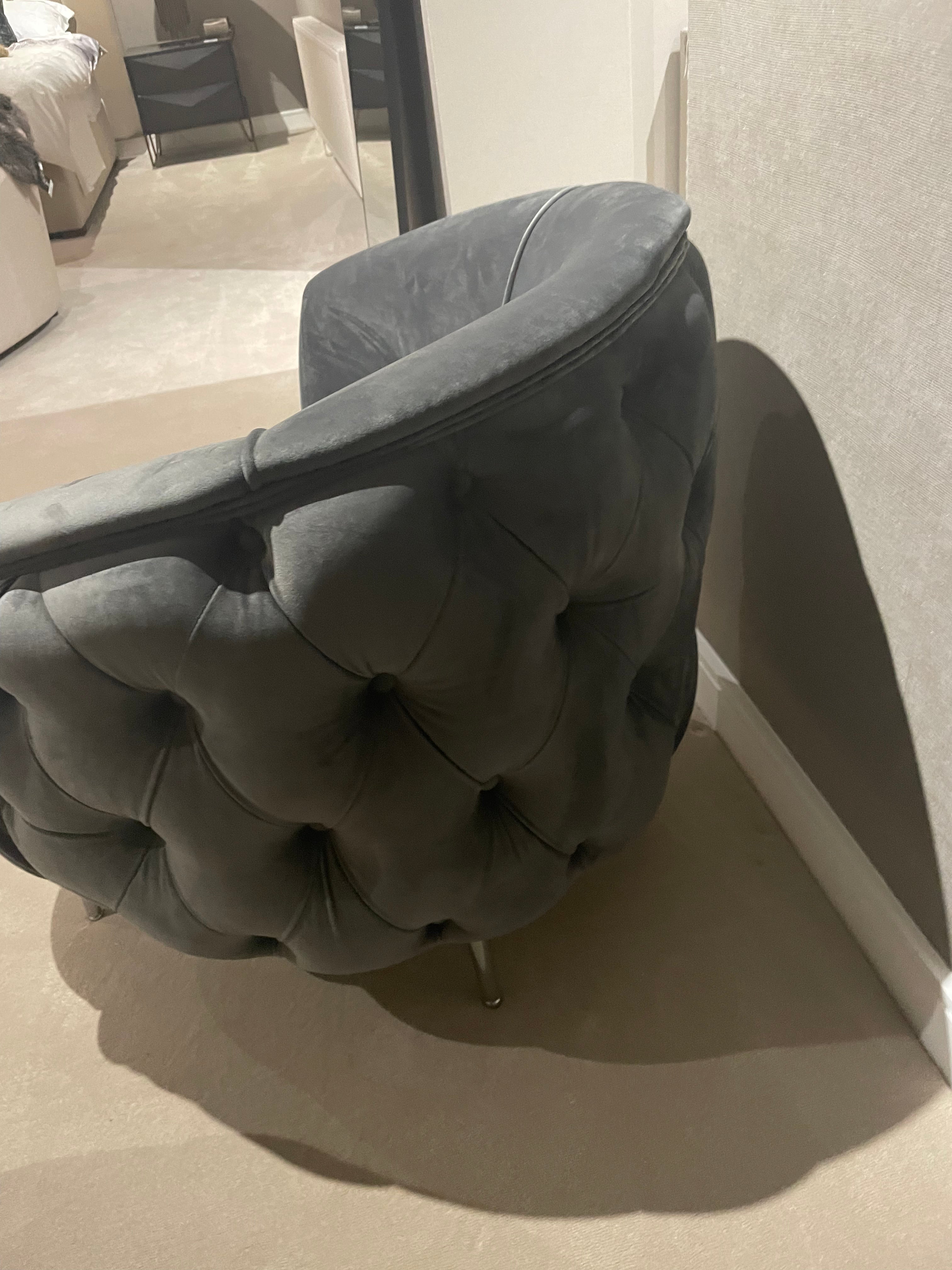 Vanessa Occasional velvet chair reduced Last one-Renaissance Design Studio