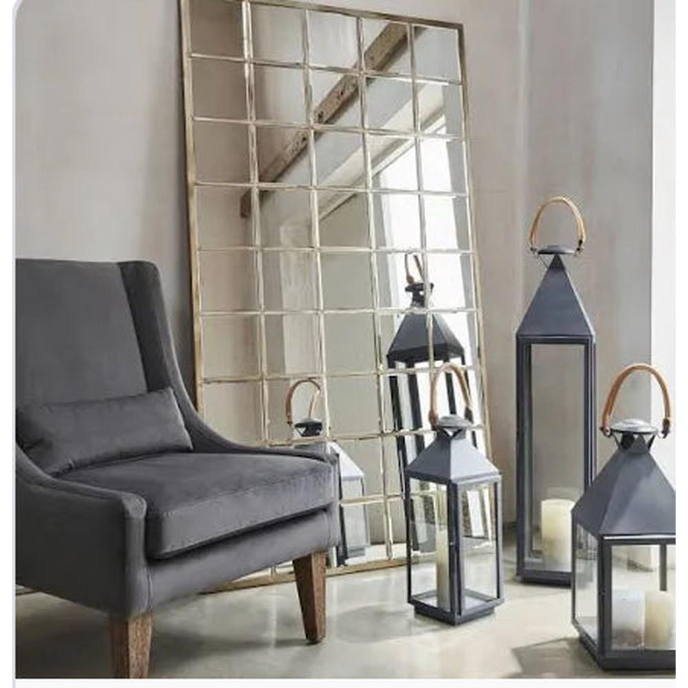Vanini Zinc Large Lantern by Eichholtz - Reduced by 40%-Renaissance Design Studio