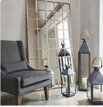 Vanini Zinc Large Lantern by Eichholtz - Reduced by 40%-Renaissance Design Studio