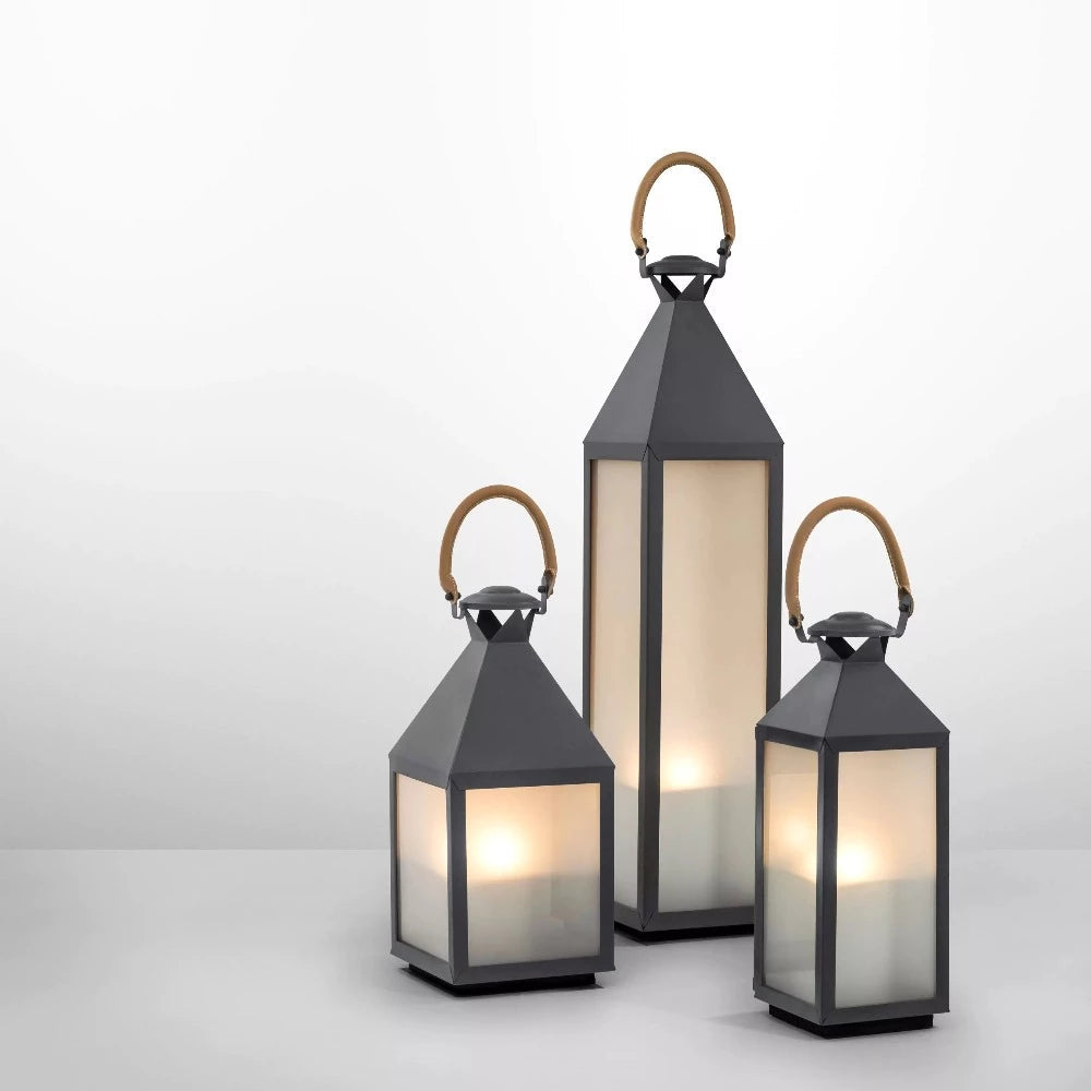 Vanini Zinc Large Lantern by Eichholtz - Reduced by 40%-Renaissance Design Studio