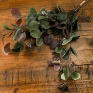 Variegated Eucalyptus Bouquet-faux flowers-Renaissance Design Studio