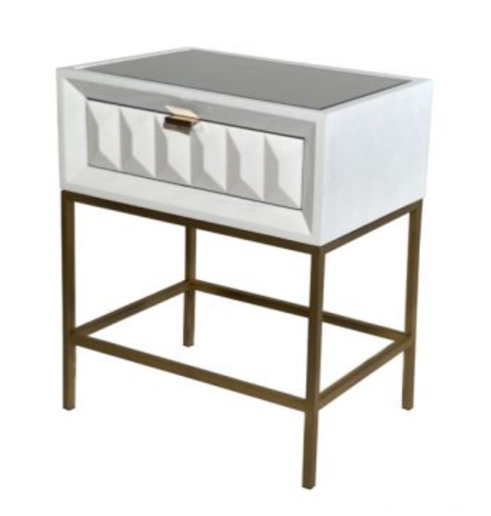 Venice 1 drawer nightstand to order value item-Renaissance Design Studio