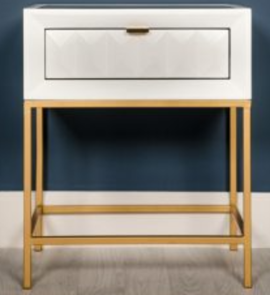 Venice 1 drawer nightstand to order value item-Renaissance Design Studio