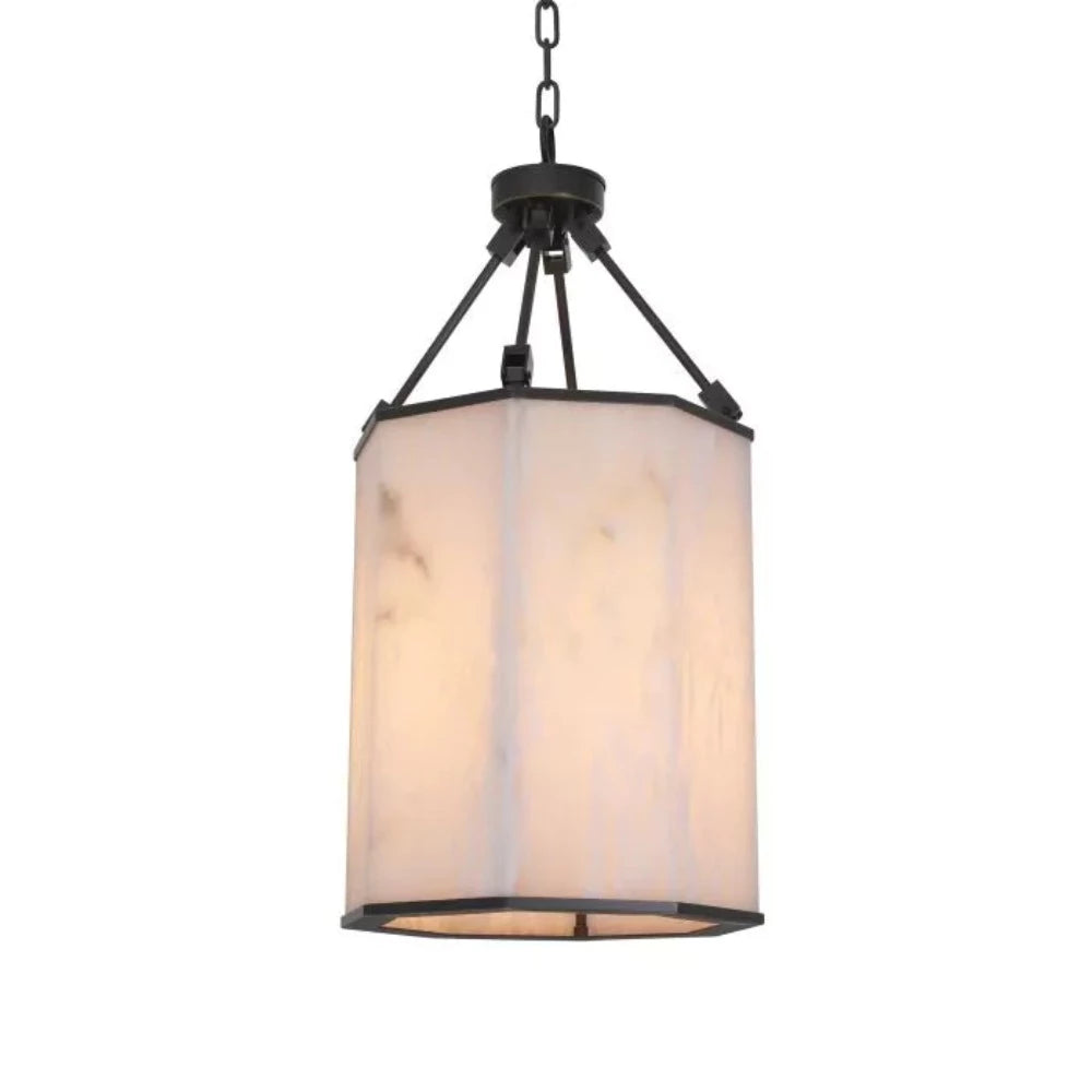 Venice Lantern Alabaster Pendant S by Eichholtz.-Renaissance Design Studio