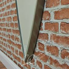 Verona  Long Brass  Designer Oval Mirror by RV Astley