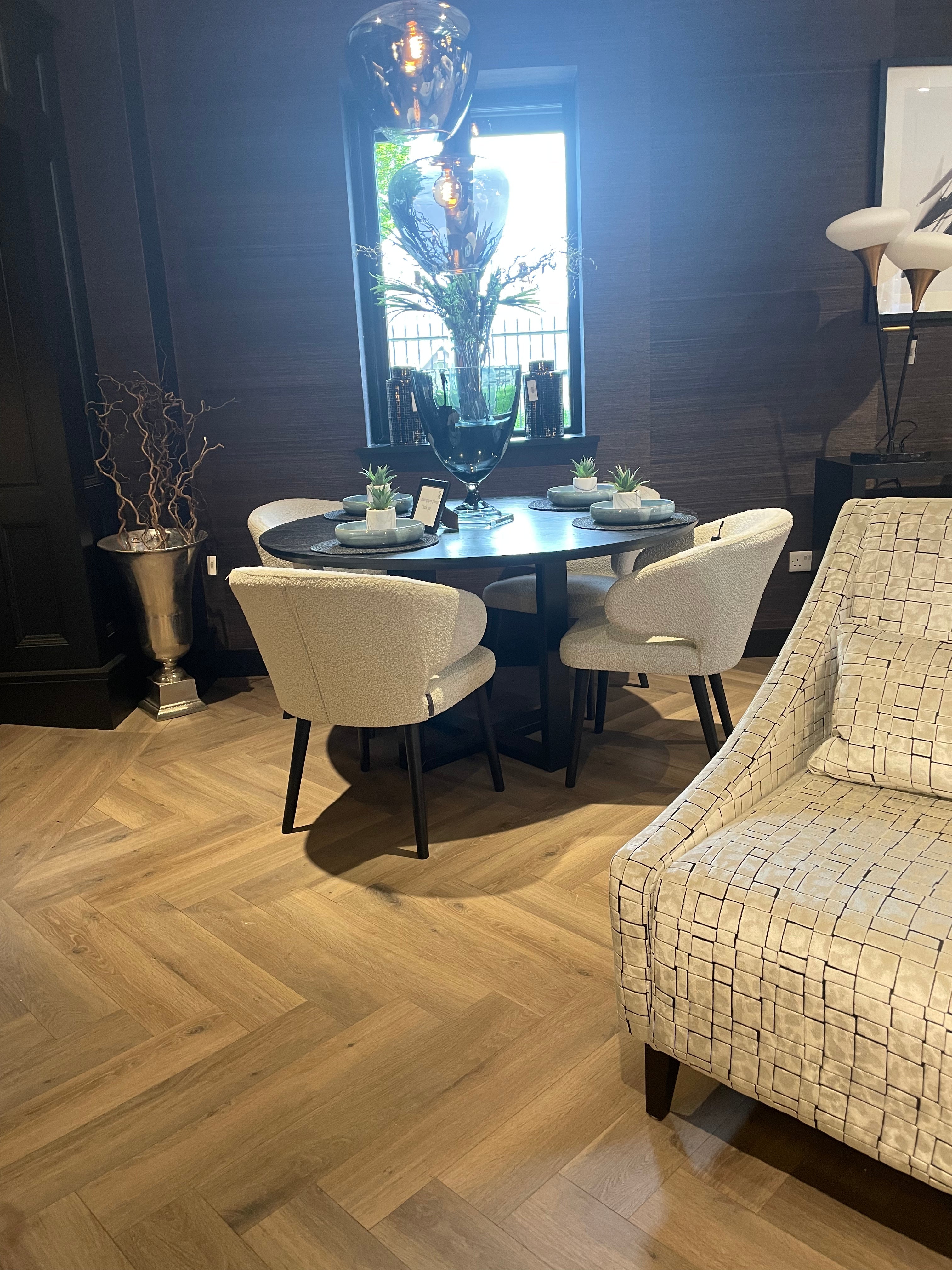 Versailles Solid Oak round table bespoke-Renaissance Design Studio