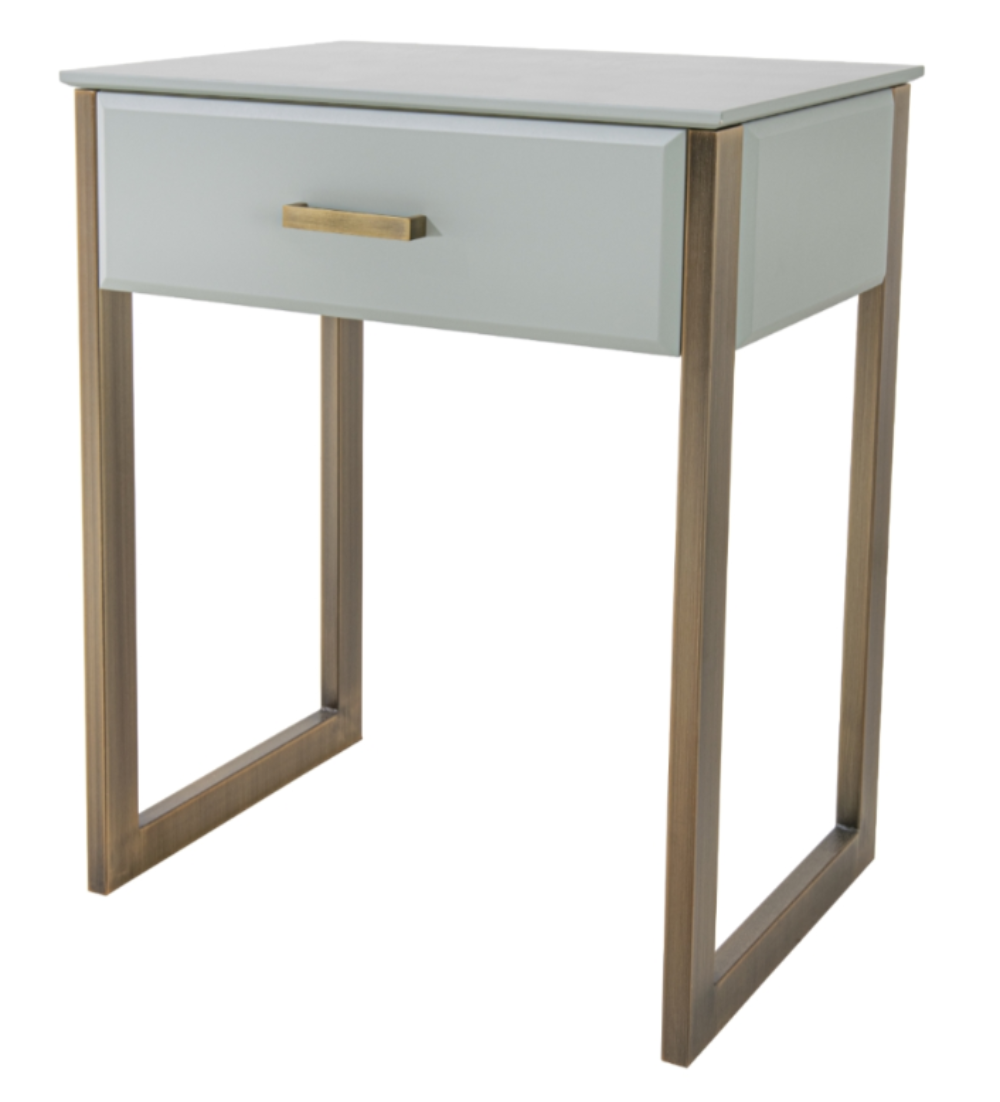 Versity Grey Designer Side Table-Renaissance Design Studio