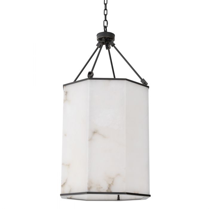 Victoire  L alabaster and bronze lantern by Eichholtz