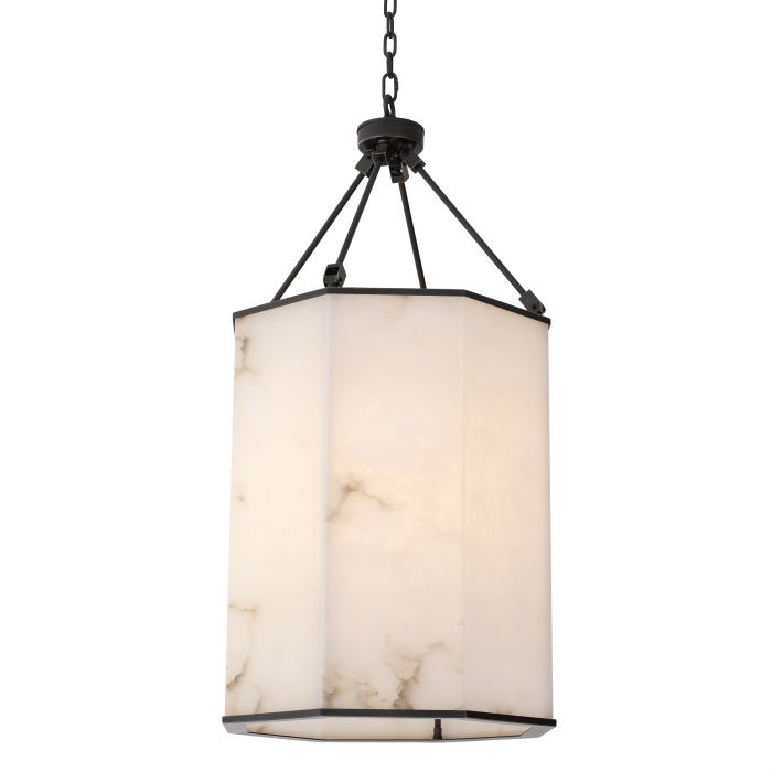 Victoire  L alabaster and bronze lantern by Eichholtz