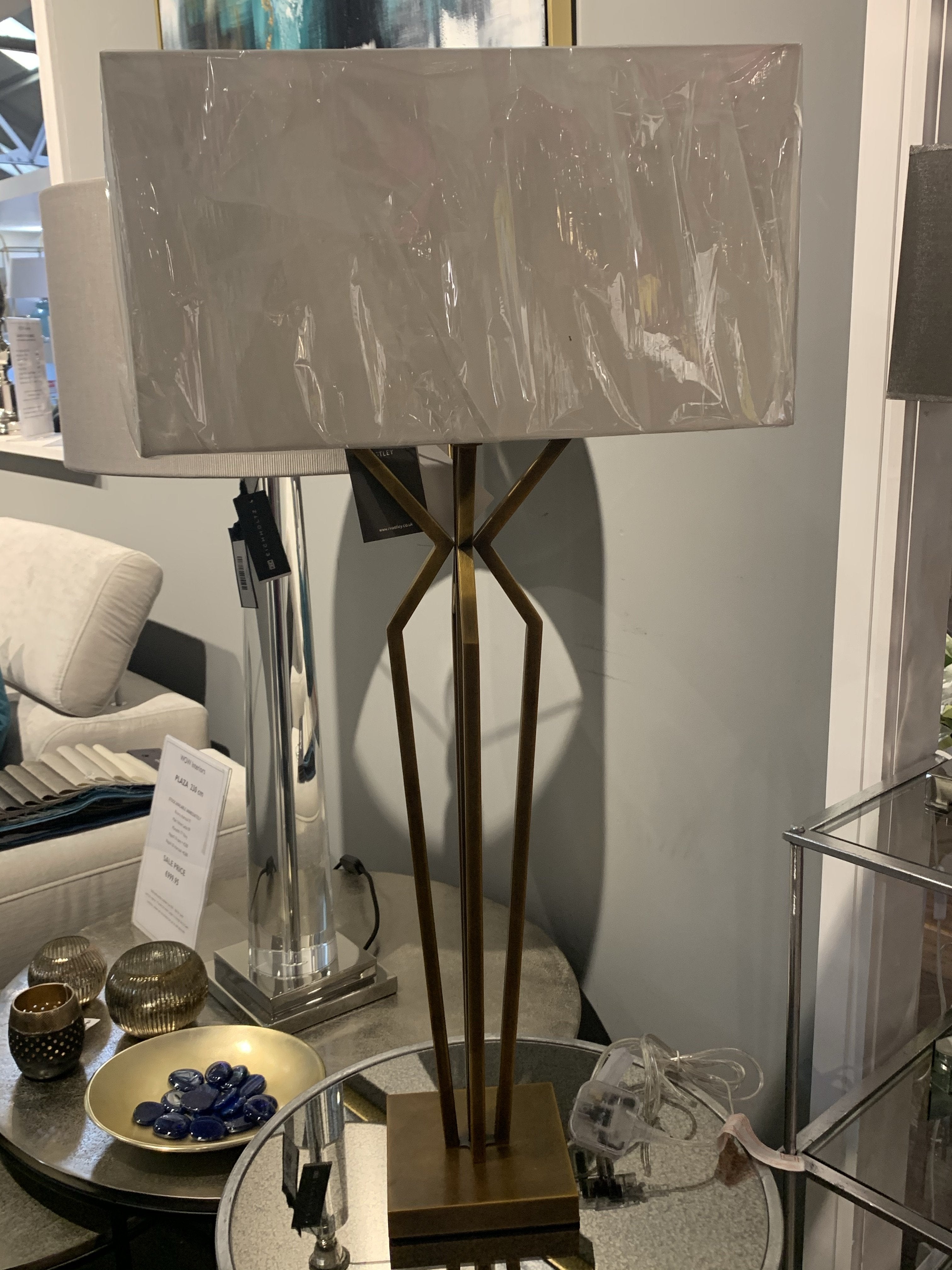 Victoria Designer Table Lamp including shade reduced today stock only-Renaissance Design Studio