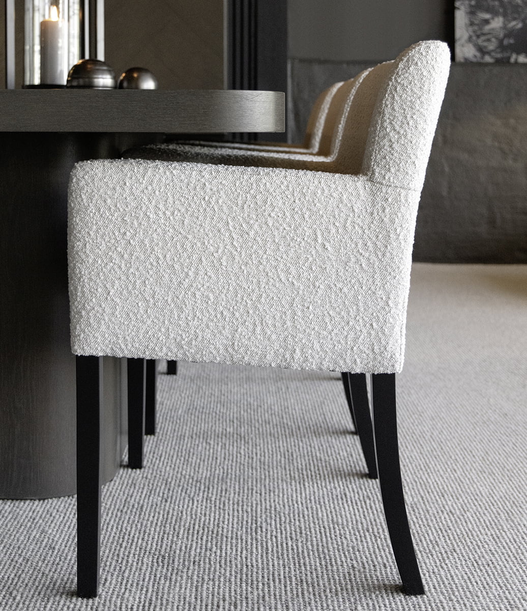 Victory Luxury dining armchair-Renaissance Design Studio
