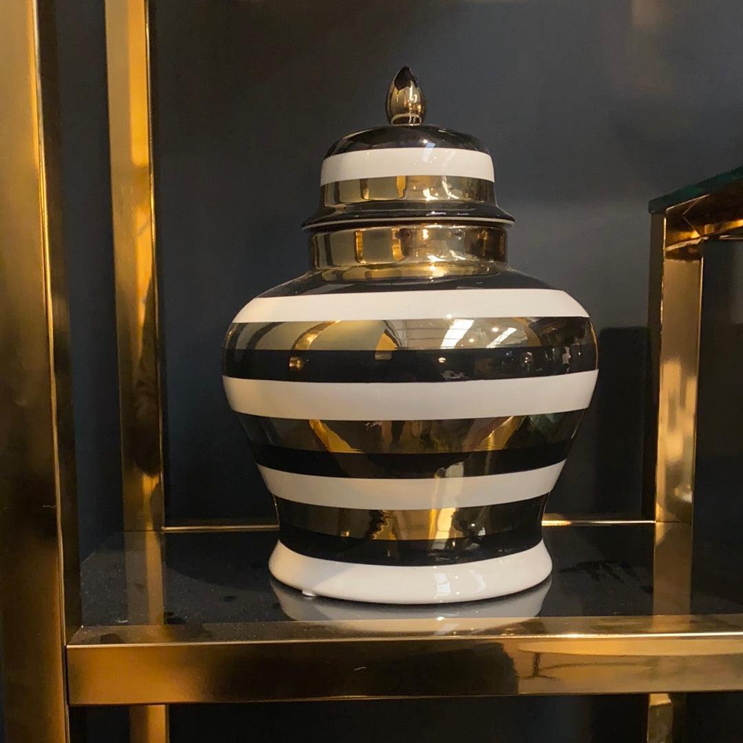 Vienna Ceramic Ginger Jar REDUCED TODAY half price-Vase-Renaissance Design Studio