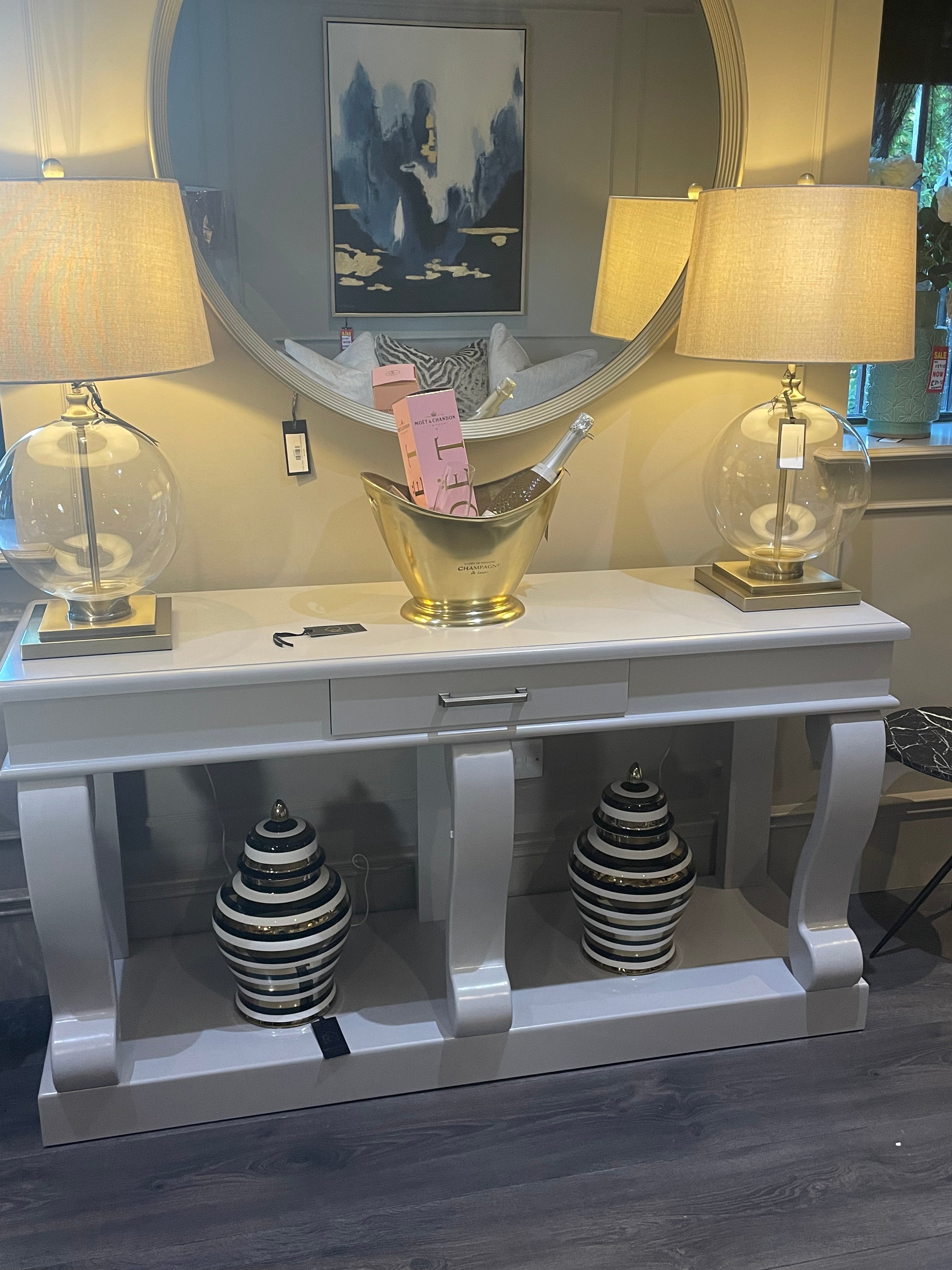 Vienna Ceramic Ginger Jar REDUCED TODAY half price-Vase-Renaissance Design Studio