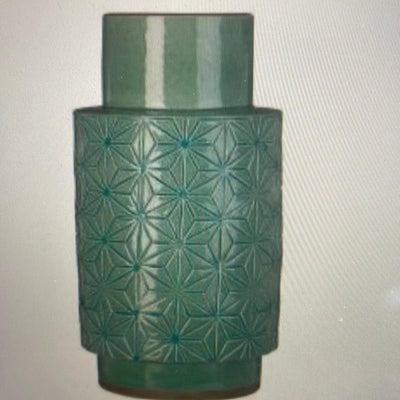 Vienna Earthenware Vase Jar green reduced for collection only . Unboxed Last One