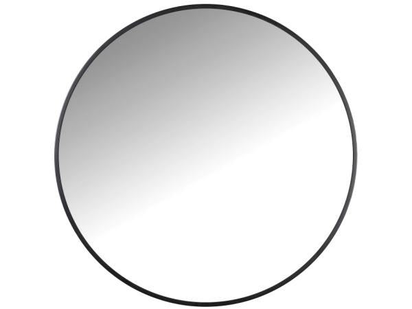 Villa Collection Round Vardo Mirror Dia Black 100cm-Renaissance Design Studio