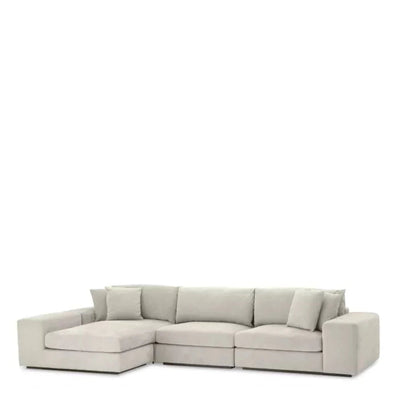 Vista grande Lounge Sofa with chaise to fit either side by Eichholtz
