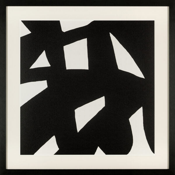 Vlado Fieri original wall art black n white part of a 4 series of large wall art-Renaissance Design Studio