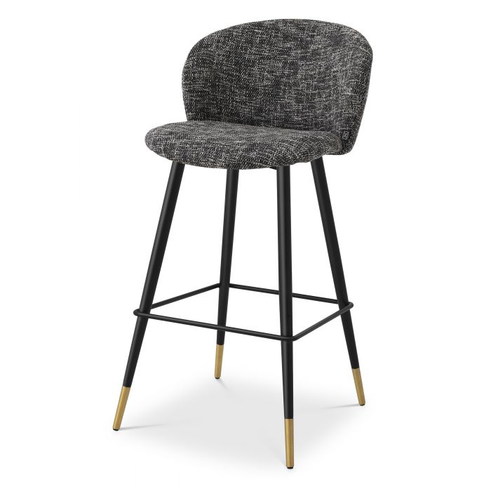 Volante Bar stool with low back by Eichholtz