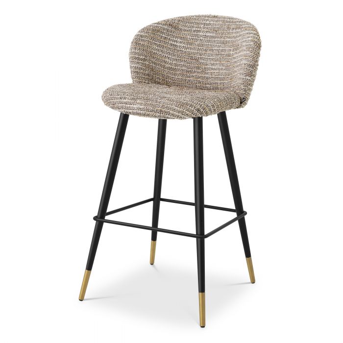 Volante Bar stool with low back by Eichholtz