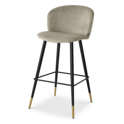 Volante Bar stool with low back by Eichholtz
