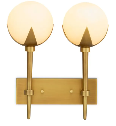 Wall Lamp Alesa Double by Eichholtz-Renaissance Design Studio