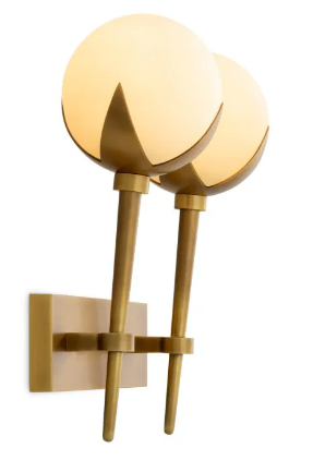 Wall Lamp Alesa Double by Eichholtz-Renaissance Design Studio