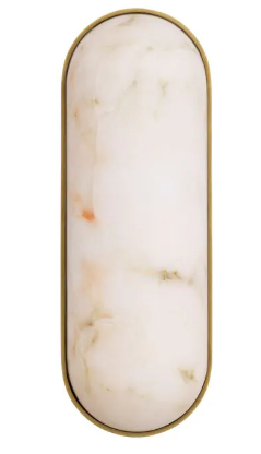 Wall Light Sumo Alabaster Antique Brass by Eichholtz-Renaissance Design Studio