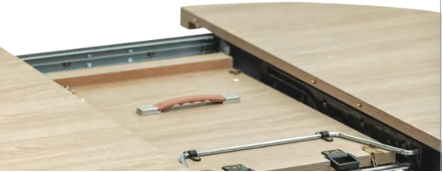 Walton 1.2m 1.60 Round extendable to Oval dining table-Round to Oval dining table-Renaissance Design Studio