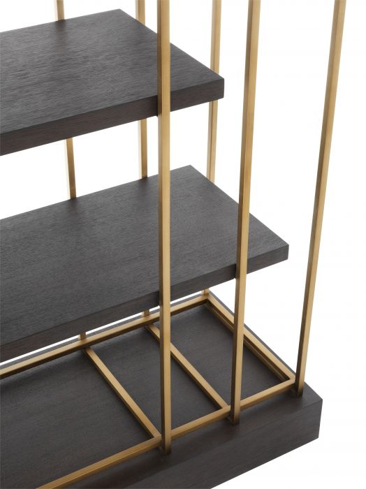 Ward display gold contemporary unit by Eichholtz-Renaissance Design Studio