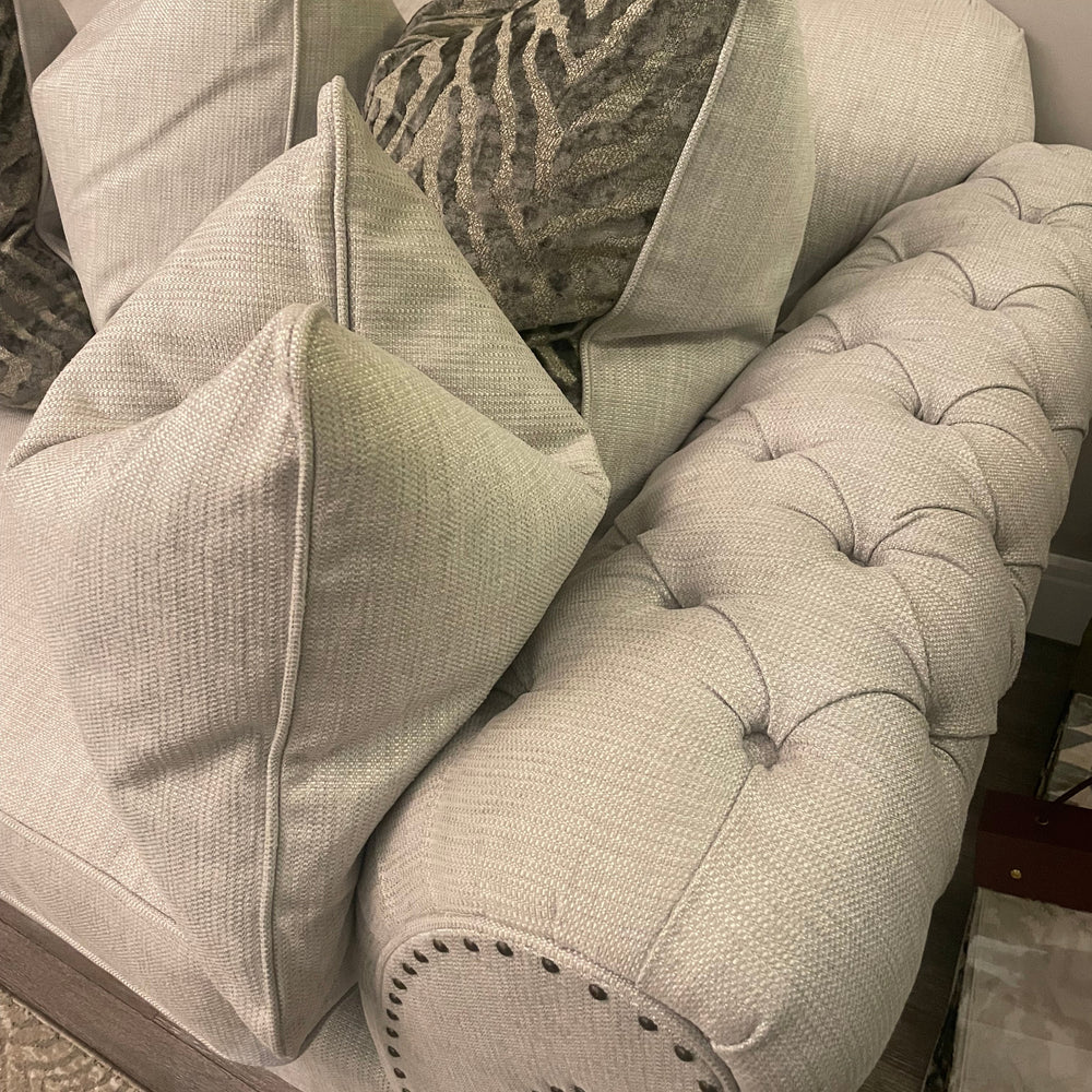 Westbridge Keaton sofa XL plus Loveseat Suite in Jersey flannel fabric . Available from stock and reduced.