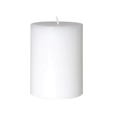 White Candle 10x7cm